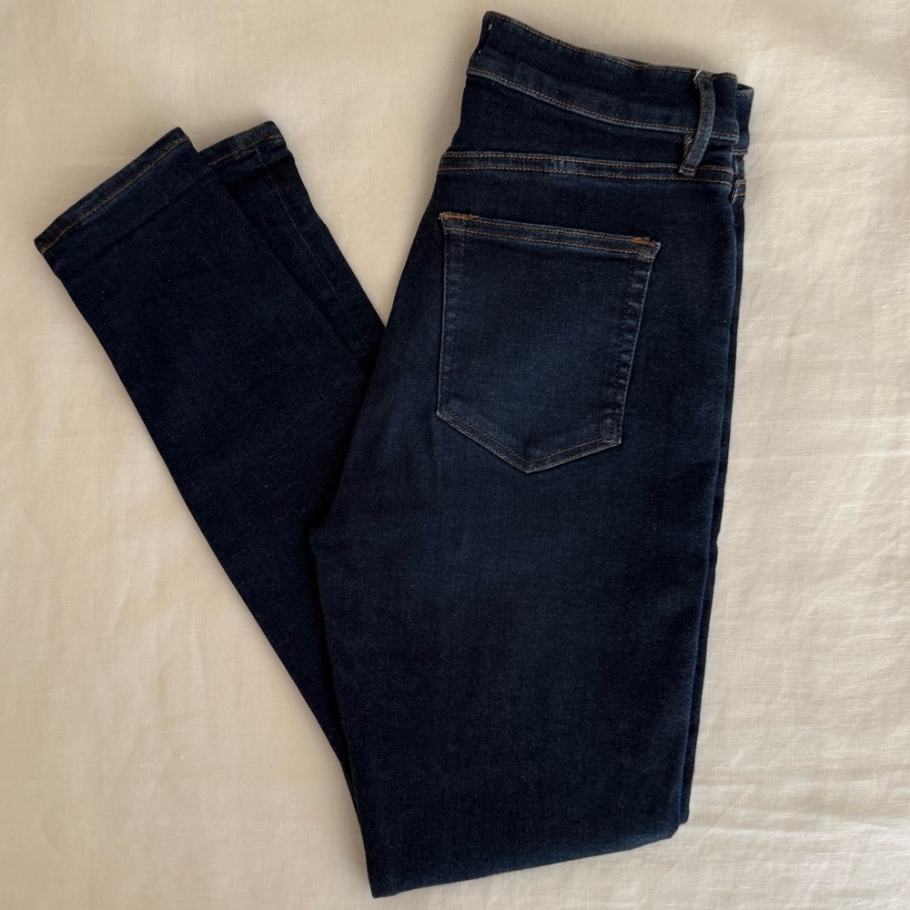 LOFT Dark Wash The Sculpt Jeggings